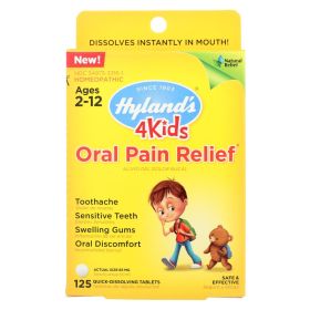Hylands Homeopathic - 4kids Pain Relf Oral - 1 Each - 125 Tab